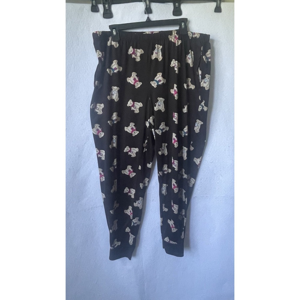 Man's Teddy Bear,‎ Pj Pants Cotton Size 3X Black
